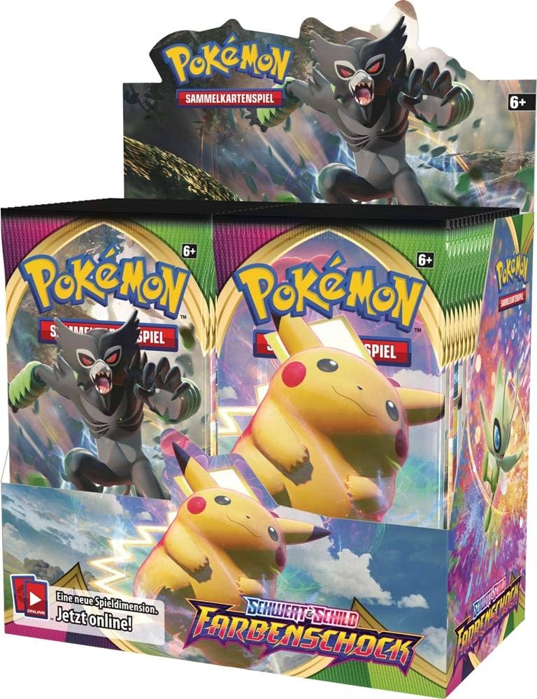 Pokemon Karten Farbenschock 36 Booster Display - Schwert & Schild 4 - Deutsch NEU & OVP