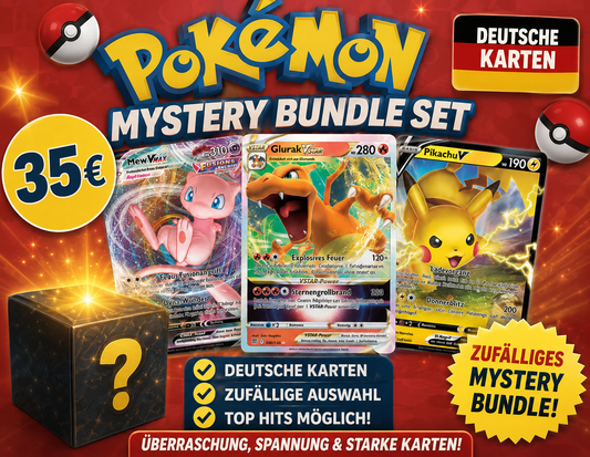35€ Pokemon Mystery Bundle Set - Deutsche Karten