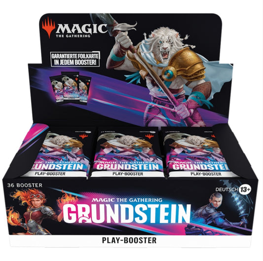 Magic The Gatherin: Grundstein Play Booster Display - NEU & OVP - Deutsch